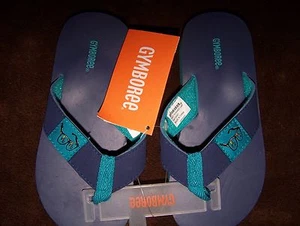 Nuevas con etiquetas Gymboree Azul ""Anteojos"" Bicicleta Chanclas Zapatos Talla 13/1 Niño - Imagen 1 de 2