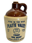1953 Mccormick Platte Valley Corn Whiskey Jug 11-D-16 Usa 135-53 Cork Top Handle