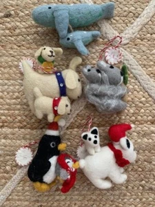 West Elm Babys erster Urlaub Pinguin/Hund/Wal/Bär/Koala Ornament - Bild 1 von 19