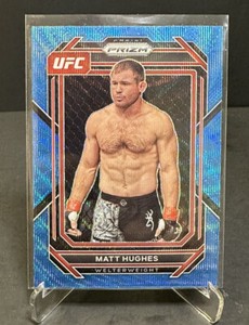 2023 Prizm UFC Matt Hughes Blue Wave #142