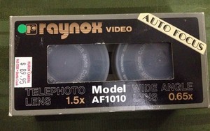Raynox AF1010 Tele Wide Video Kit Auto Focus 0.65x 1.5x Telephoto Lens Camcorder