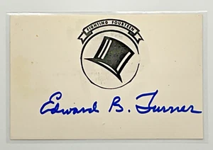 Edward B. Turner Auto - WW2 Flying Ace (7 aviones usados), RARO - Imagen 1 de 2