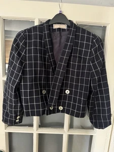 Vintage Alberto Makali Cache Blazer Womens Size 12 Office Dressy Career Jacket - Picture 1 of 3