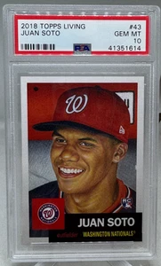 Tarjeta de novato Juan Soto 2018 Topps Living #43 PSA 10 gemas como nueva radiocontrol - Imagen 1 de 6
