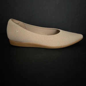 VIVAIA Ballet Flats Women’s Shoes Size US6 Beige Pointed Toe Knit - Picture 1 of 8