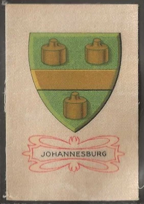 WILLS AUSTRALIAN-ARMS OF THE BRITISH EMPIRE 1910 (SILK SILKS)-#15- JOHANNESBURG - Image 1 of 2