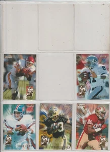 1994 FLEER FOOTBALL COMPLETE 10-CARD LEAGUE LEADERS SET WITH ELWAY, SMITH - Picture 1 of 2