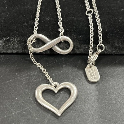 "Collar de amor infinito James Avery de plata 925 de 20""" Foto 1 de 4