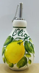 Bassano Ceramics Small Oil Dispenser Made/Painted by hand-Italy - Picture 1 of 3