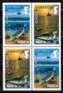AZERBAIJAN 2001 Europa (da LB) 4v MNH** - Picture 1 of 1
