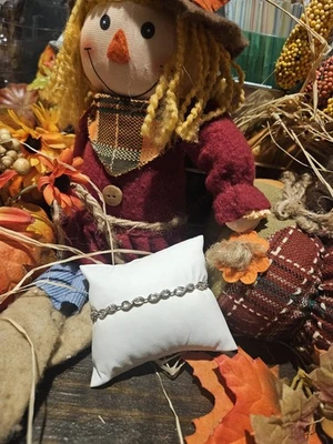 Zales Diamond Accent Infinity Sterling Silver Bracelet 7.5 In - Image 1 of 4