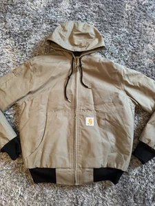 Chaqueta Carhartt Reelaborada Mediana Beige Para Hombre - Imagen 1 de 9