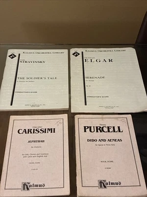 Kalmus Orchestra Library Lot Set Conductors Scores, Vocal Scores, Choral Scores - Image 1 of 4