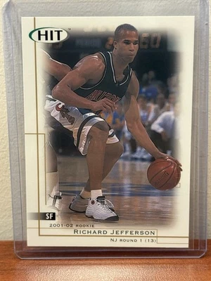 2001-02 SAGE Hit Richard Jefferson #13 novato radiocontrol Arizona NJ Nets Foto 1 de 2