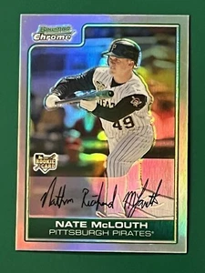 2006 Bowman Chrome Draft Refractor #55 Nate McLouth - Picture 1 of 2