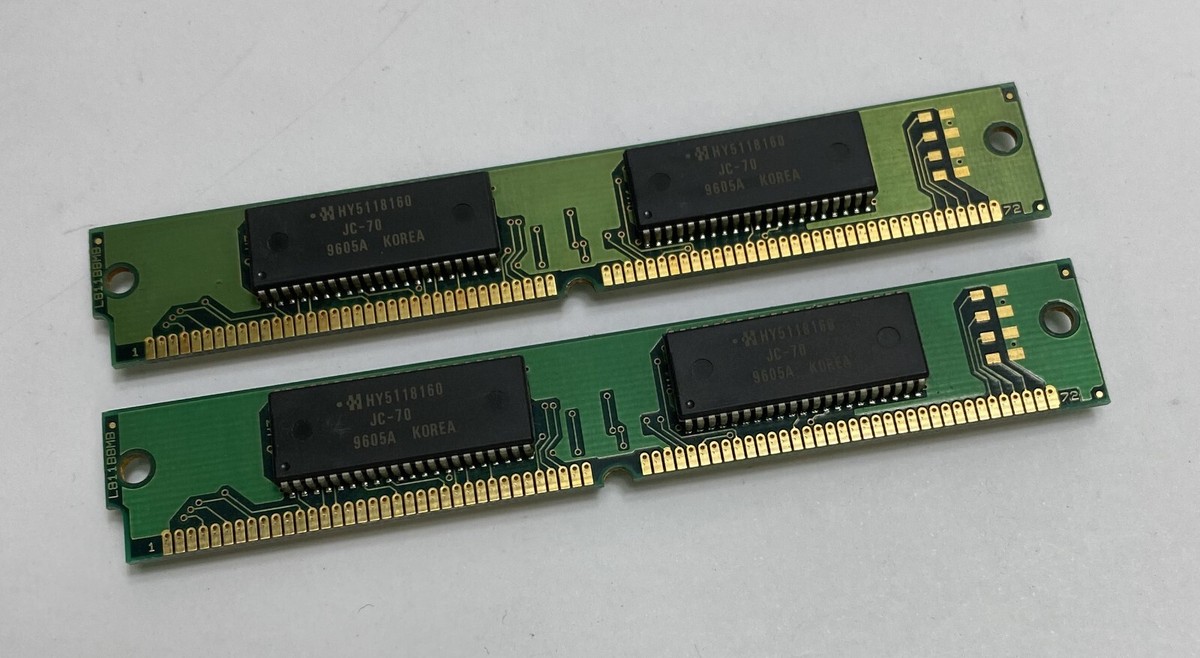 貴重　レトロMac用　72pin EDO-DRAM 4MB SIMM メモリー 4 MB Total Capacity EDO DRAM Computer Memory (RAM) for sale