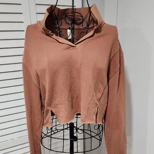 LA HEARTS Lounge By PacSun Women's Cropped Sweater Size Small Long Sleeve Chic - Picture 1 of 8