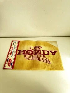 Honda Motorcycles Biker Iron-On Heat Transfer Logo 1970s Vintage NEW - Picture 1 of 4
