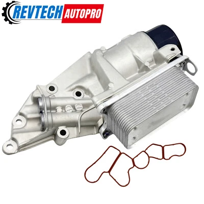 Oil Filter Housing With Cooler 2721800510 For Mercedes Benz 272 180 0510 - Image 1 of 4