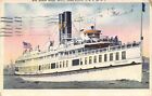 Dampfgarer Sandy Hook CCR of New Jersey 1920 Postkarte