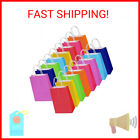 24 Pieces Kraft Paper Party Favor Bags With Handles 8 Colors Small Gift Bags Bu
