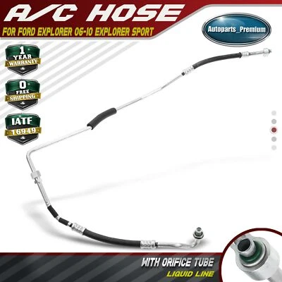 A/C Refrigerant Liquid Hose for Ford Explorer Mercury Mountaineer 2006-2010 4.0L - Image 1 of 4