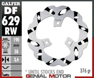 Galfer Disco Freno Anteriore Wave Fixed Grooved 190X3,6m Gilera 125 Typhoon 1995 - Foto 1 di 1