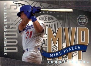 1994 Donruss Leaf MVP CONTENDERS SILVER #N12 Mike Piazza LOS ANGELES DODGERS