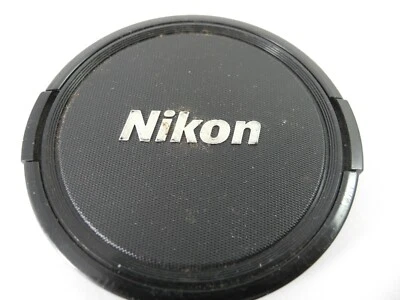 NIKON SNAP CAP FRONT LENS CAP 72MM WITH SILVER LOGO CLEAN NICE VINTAGE - Image 1 of 4