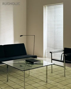 New Hand Tufted NK GRID PISTACHIO/BLACK Carpet Woolen Area Rug For Livingroom - Picture 1 of 6