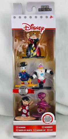 Nano Metalfigs Disney 5 pack Collectors 100% Die-Cast Figurines Cake Toppers Cover
