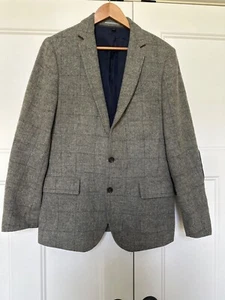 J Crew Blazer Sport Mantel Herren 38R Ludlow Slim Fit Wolle Moon Stoff Jacke - Bild 1 von 10