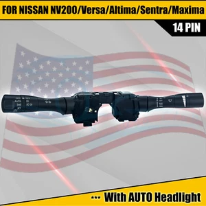 For 13-19 u Nissan Sentra Altima Headlight Turn Signal Wiper Control Switch OEM - Picture 1 of 19