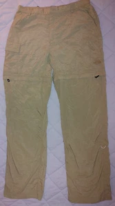 The North Face Womens Large Meridian Convertible Pants Lightweight Zip Off ANR9 - Picture 1 of 14