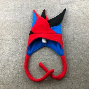 Vintage Columbia Fleece Jester's Winter Hat Youth Medium Blue Red - Picture 1 of 6