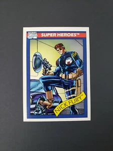 NICK FURY #5 Marvel Comics IMPEL Trading Card 1990 Series 1 - Picture 1 of 6