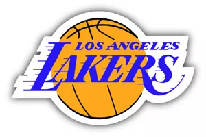 Los Angeles Lakers NBA Basketball Sport Logo Car Bumper Sticker Decal ''SIZES'' - Picture 1 of 1