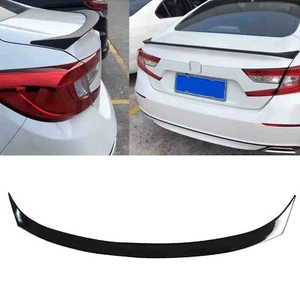 FOR 18-2022 HONDA ACCORD JDM STYLE PAINTED GLOSSY BLACK PEARL TRUNK LID SPOILER - Picture 1 of 12
