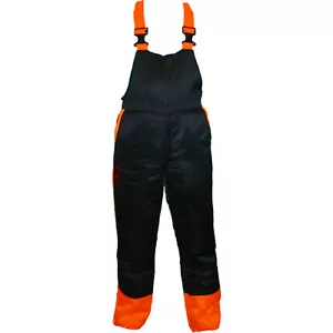 Chainsaw Bib Brace Trousers Dungarees Forestry Safety Protective Large 34/38 - Picture 1 of 7