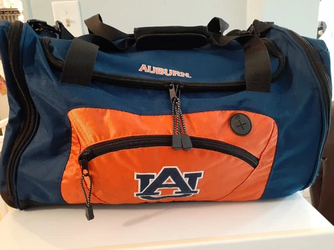 Auburn University Tigers Large Sports Duffle Bag Pack Tote Collegiate Product Cover