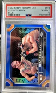 Sean O'Malley 2024 Topps cromo UFC #173 refractor azul/150 PSA 10 🔥🔥 - Imagen 1 de 2