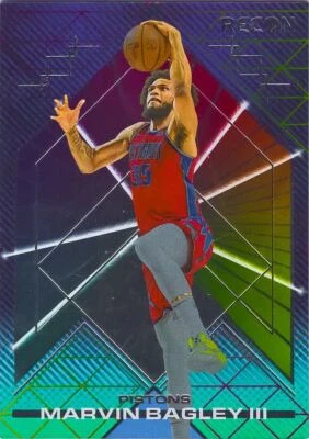 Marvin Bagley III 2021-22 Recon Basketball Hobby Thick Stock Card #153 Pistons - Image 1 of 2