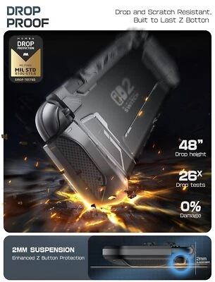 For Nintendo Switch 2 Shockproof Grip Cover, Mumba Fexible TPU Dockable Case NEW - Image 1 of 4