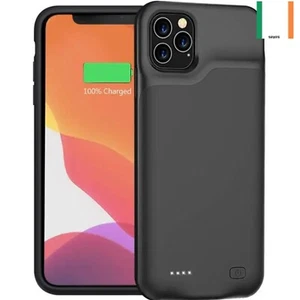 Battery Case Charger Slim Cover For iPhone 6 7 8 X XS XR 11 12 13 14 15 Pro Max - Zdjęcie 1 z 31