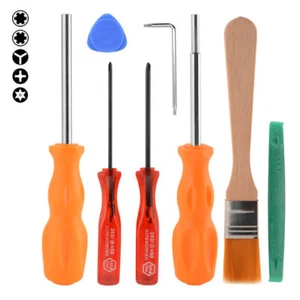 8pcs Security Screwdriver Bits Set Cleaning Repair Tools for Nintendo N64 AC1033 - Picture 1 of 11
