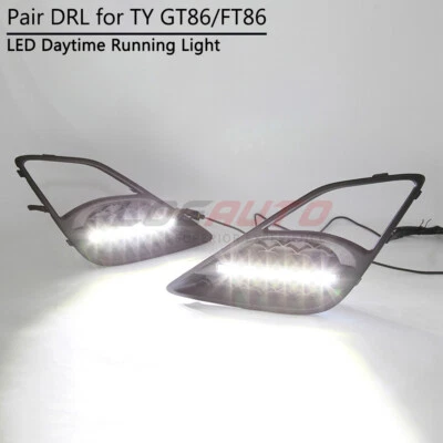 For Scion FR-S Toyota GT86 12-16 LED DRL Daytime Running Light Fog Lamp Driving - Image 1 of 4