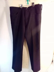 Vintage WRANGLER Slacks 36"× 30" Stretch #82BK Cowboy Rockabilly - Picture 1 of 2
