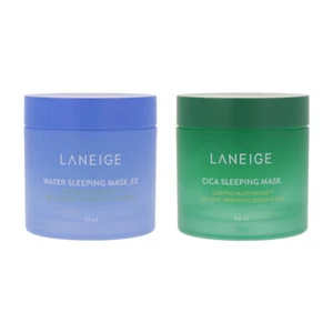 LANEIGE Water Sleeping Mask 70ml / Cica Sleeping Mask 60ml + SAMPLES - Picture 1 of 6
