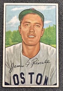 1952 Bowman Baseball Jim Piersall #189 Ex+