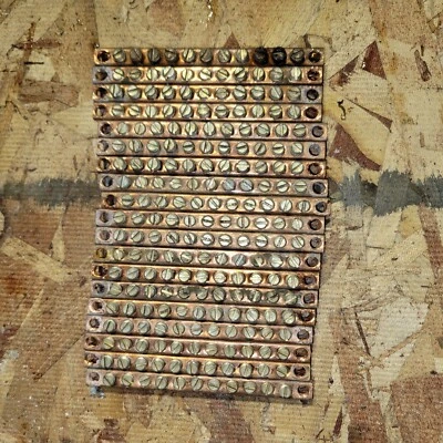 Lot Of 3  COPPER Ground Bar Buss Bar  11 holes - Image 1 of 4